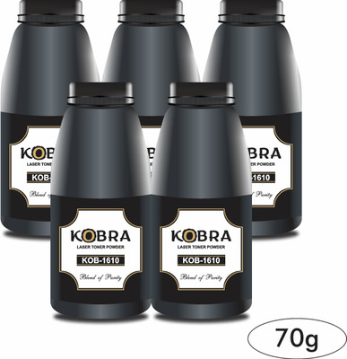 PRODOT Kobra 1610 Laser Toner Powder Cartridges (70g, Pack of 5) Black Ink Toner Powder