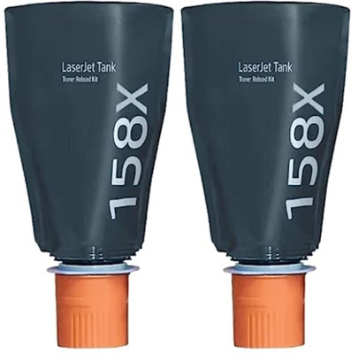 Risheet 158X (2 Piece) Toner Reload Kit For LaserJet Tank 1020w,1005w Black Ink Toner