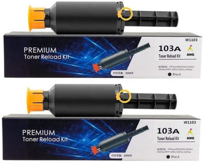Ang W1103A 103A Compatible Toner Reload Kit For 1000a, 1000w, 1200a, 1200w 1020 Black Ink Toner Powder