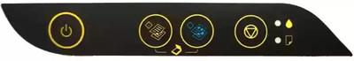 Krishna Toner Control Panel Sticker-Display Sticker For Eps.n L3100 L3101 L3110 3115 L3116 Black Ink Toner