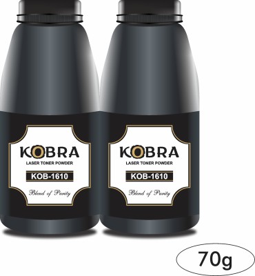 PRODOT Kobra 1610 Laser Toner Powder Cartridges (70g, Pack of 2) Black Ink Toner Powder