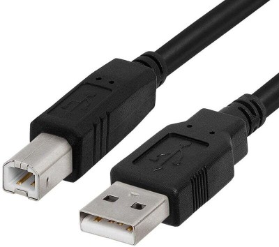 S S Enterprises USB Printer Cable (1.5 Meter) A Male to B Male Printers Scanner Grey Ink Toner