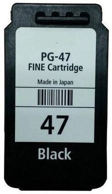 trendvision PG47XL INK CARTRIDGE FOR PIXMA E400/E410/E417/E460/E470/E477/E480 Printers Black Ink Cartridge