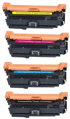 LR COMPLEX CE400A/CE401/CE402/CE403 (507A) Toner Cartridge Set of Four Color for HP Color Black + Tri Color Combo Pack Ink Cartridge