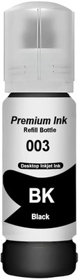 Gedi 001/003/008 Refill Ink for Epson L3110, L3150, L3210, L3215 Printer 4 Pieces Black Ink Bottle