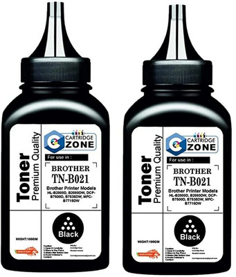 CARTRIDGE ZONE N-B021 Toner Powder DCP-B7530DN / DCP - B7500D/HL-B2050DN/HL-B2000D/MFC-B7700D Black Ink Toner Powder