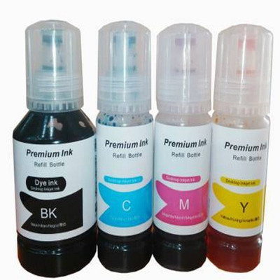Bon Bon Shoes INK TANK PRINTER BLACK 127ML & 70 ML CMY Tri-Color Ink Cartridge
