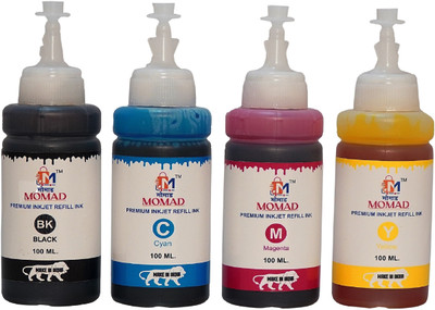 Momad LC38 LC51,LC57 LC61,LC39 Refill Ink Suitable for Brother Printer 100ML Black + Tri Color Combo Pack Ink Cartridge