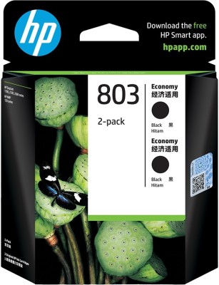 HP 803 Black - Twin Pack Ink Cartridge