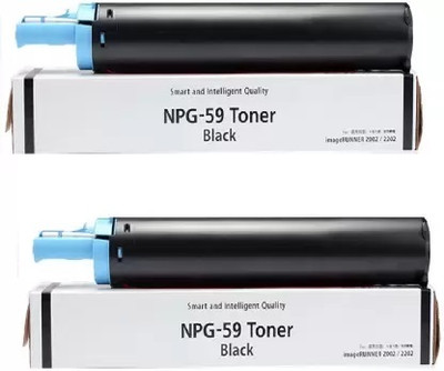 GPN PRINT NPG-59 Compatible Toner Cartridge for canonn 2002,2004, 2006N, 2202,2204N(2-pc) Black Ink Toner
