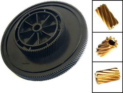 Haedlink Motor Drive Gear & Motor Pulley Gear Combo Set h/p 1020, M1005, 2900 Black Ink Toner