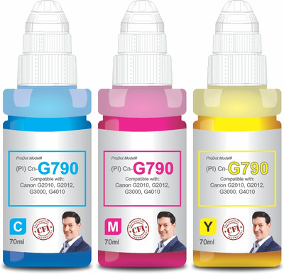 PRODOT Cn-G790 Inkjet Ink Refill Compatible with G1000, G1010, G2000, G2010 Tri-Color Ink Bottle