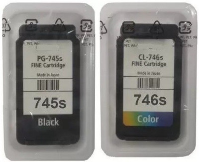 verena PG745S & CL746S ink Cartridge Black + Tri Color Combo Pack Ink Cartridge
