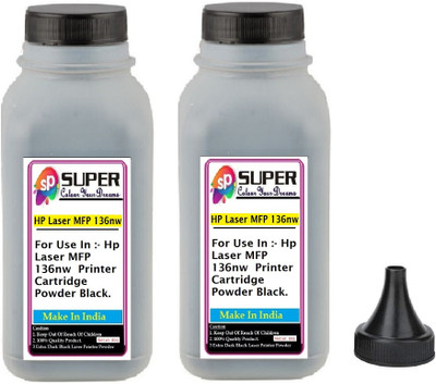 SUPERC HP Laserjet 136nw Laser Black Ink Toner Powder