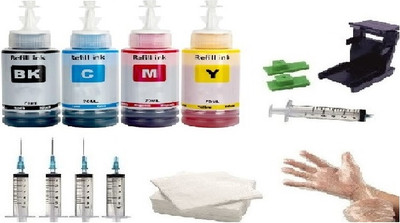 Salty Tool Kit 682 Refill Ink Set Compatible For HP 6075, 6078, 6475, 6478 682 Black + Tri Color Combo Pack Ink Cartridge Salty Tool Kit 682 Refill Ink Set Compatible For HP 6075, 6078, 6475, 6478 682 Black + Tri Color Combo Pack Ink Cartridge