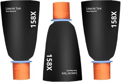 Go Toner cartridge 158X / W1580X Compatible Hp Laserjet Toner Cartridge Black - Twin Pack Ink Toner