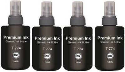 DUPLEX TONER CARTRIDGE Refill Ink T7741 For Epson M100/M105/M200/L605/L655/L1455 Pack of 4 Ink Printers Black Ink Bottle