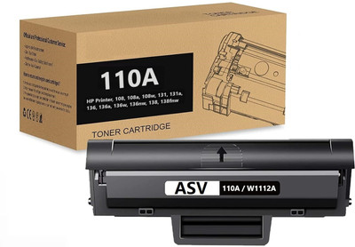 ASV 110A Toner Cartridge for 108, 108a, 108w, 136, 136a, 136w, 136nw, 138, 138pnw Black Ink Cartridge