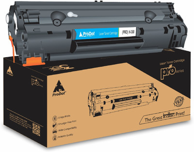 PRODOT 388/88 Cartridge Replaces HP CC388A Compatible with HP Laserjet P1007-1008/P1106 Black Ink Cartridge