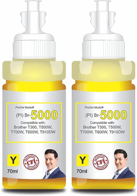 PRODOT Br B5000/B6000 Inkjet Ink Refill Compatible with Brother DCP- T300, T310, T500W Yellow Ink Bottle