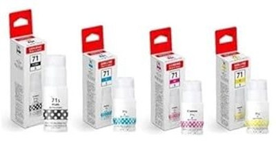 zenca 664 Black + Tri Color Combo Pack Ink Bottle