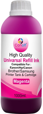 canoff Compatible ink 1ltr. For gi70/71- GM2070, GM4070, G5070, G6070, G7070 Printers Magenta Ink Bottle