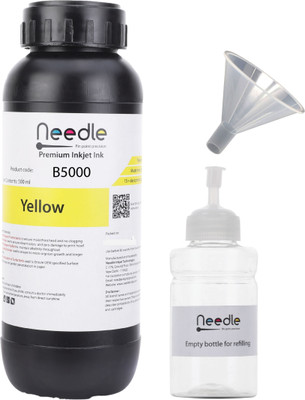 Needle 500 gms BTD60/BT5000 for DCP-T310 T220 T420 T510 T520 T700 T4000W Printers Yellow Ink Bottle