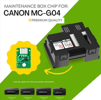 Haedlink MC-G04 Maintenance Box Chip Cano.n G1730/G1737/G2730/G2770/G3730/G3770/G4770 Black Ink Toner