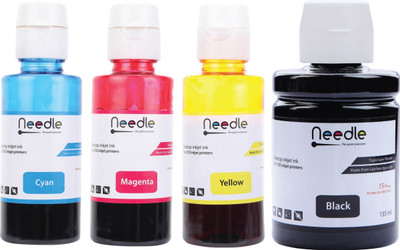 Needle 70CMY+135K gms GT52/53 for 5810 5820 5821 310 315 319 415 419 410 Printers Black + Tri Color Combo Pack Ink Bottle Needle 70CMY+135K gms GT52/53 for 5810 5820 5821 310 315 319 415 419 410 Printers Black + Tri Color Combo Pack Ink Bottle
