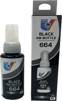 uv infotech Refill Ink Compatible for use in L100 L110 L130 L200 L210 L220 L300 L310 L350 L355 L360 L361 L365 L380 L385 405 455 485 550 555 565 605 655 1300 1455 Printers . Black Ink Bottle