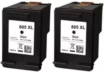 GPN PRINT 805XL TWIN (2PCS) BLACK Ink Cartridge FOR USE in For Compatible HP Deskjet Black Ink Cartridge