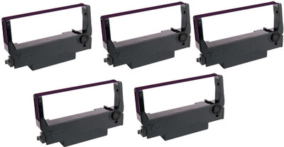 vavia Ep ERC 38 Purple Catridge Ribbon Pack 5 pcs 5600/TM-U 200,220,230,325,375,M118D Black Ink Cartridge