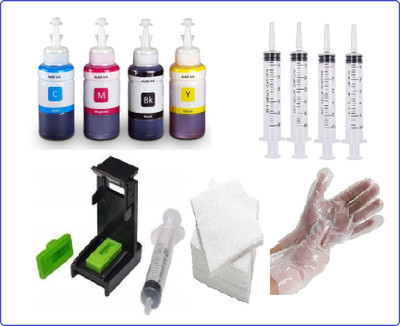 PRINTIFY INK POINT ink For hp deskjet 682 Ink Cartridge Black + Tri Color Combo Pack Ink Bottle