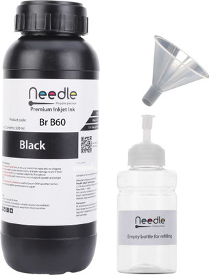 Needle Br BTD60 500ml each Black Ink Bottle