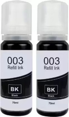 Supersoft Ink Refill for Compatible Epsn 001 , 003 , L3200 , L3210 , L3211 , L3215,L3216, Black Ink Bottle