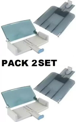 Ab enterprises M1005 Paper Out Tray & Input Paper Tray With Cover Combo Set (PACK OF 2 SET) Black Ink Toner