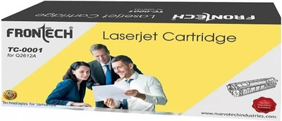 Frontech TC-0001 for Q2612A Cartridge suitable Black Ink Toner
