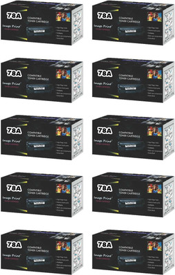 IMAGE PRINT 78A /CE278A Compatible for HP Laserjet Pro M1536dnf, P1566, P1606dn (Pack of 10) Black Ink Toner