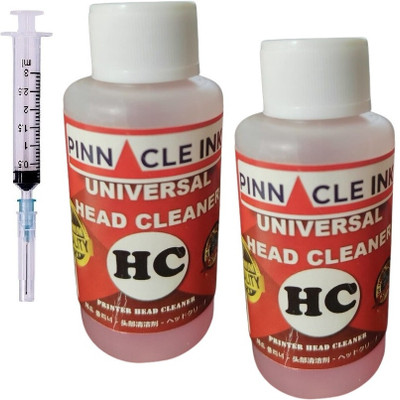 Pinnacle Ink Printer Cleaning Kit Cleaner For Hp Ep Canon Brother Printers Red Ink Bottle
