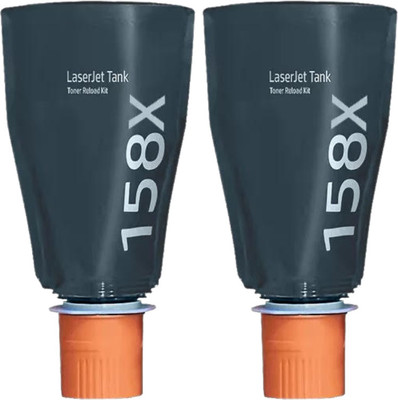 Haline 158X (W1580X) Toner Black - Twin Pack Ink Toner Powder