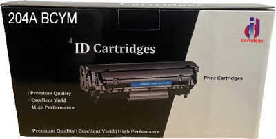 ID Cartridge 204A Set Toner Cartridge Black + Tri Color Combo Pack Ink Toner