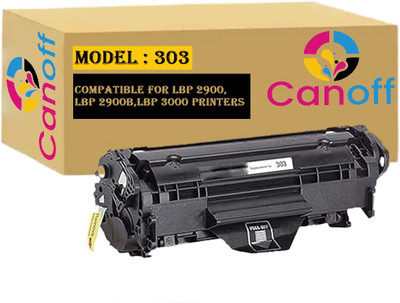canoff 303 Toner Cartridge Compatible For LBP 2900, LBP 2900B,LBP 3000 Printers Black Ink Toner