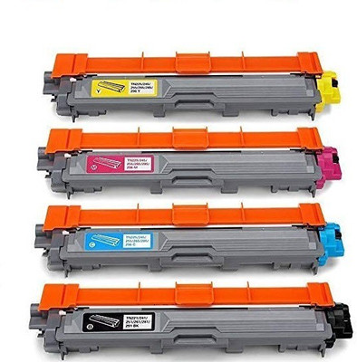 vevo toner cartridge TN-261 Set Compatible For Brother Hl-3140cw, Hl-3150cdn, Hl-3150cdw Black + Tri Color Combo Pack Ink Toner