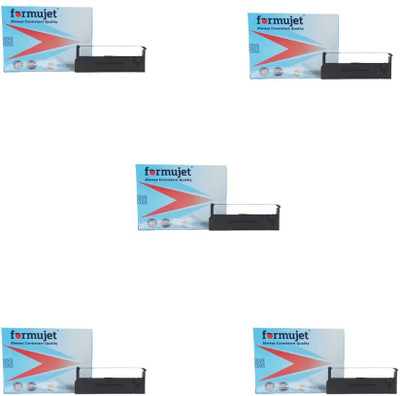 Formujet ERC 27 Printer Ribbon Cartridge (5pc, Bk) Compatible for TM 290, 390, M290 Black Ink Cartridge