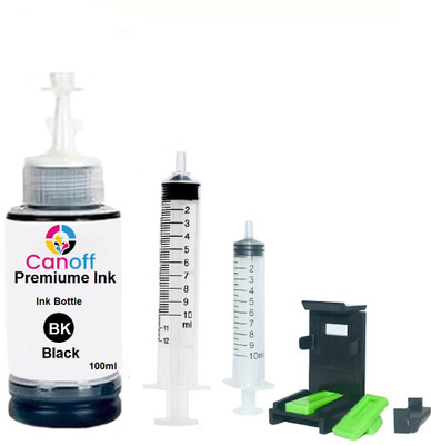 canoff Black Refill Ink Kit Compatible For 680 Ink Cartridge Black Ink Bottle