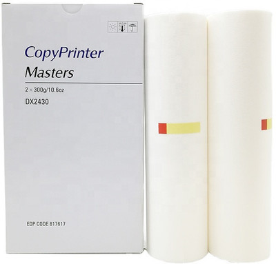 HELPX DX 2430 B4 Master Roll for Copy Printer. 2 Rolls per Box Black Ink Toner