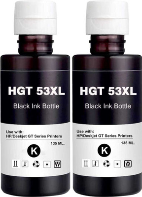 HGT HP DeskJet GT Series Black - Twin Pack Ink Bottle