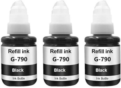 canoff Compatible Refill Ink GI790 Black-135ml for G1000 Printer(3PCS) Black Ink Bottle
