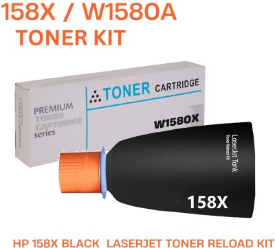 Go Toner cartridge 158X / W1580X hp LaserJet Tank 1005w,1020w,Mfp 2606sdw,1020,1005 Black Ink Toner