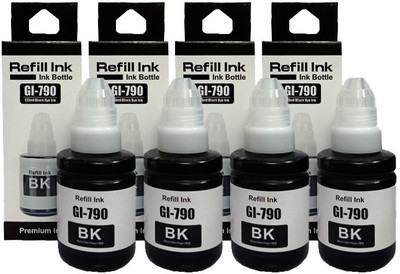 canoff GI-790 Black Ink Bottle (135ml) For PIXMA G1000,G1010,G2000,G2010,G3000 Printer Black Ink Bottle
